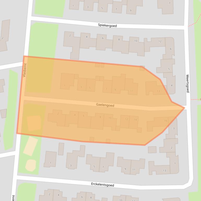 Kaart van postcodegebied 5993HP.