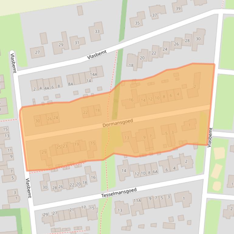 Kaart van postcodegebied 5993HW.