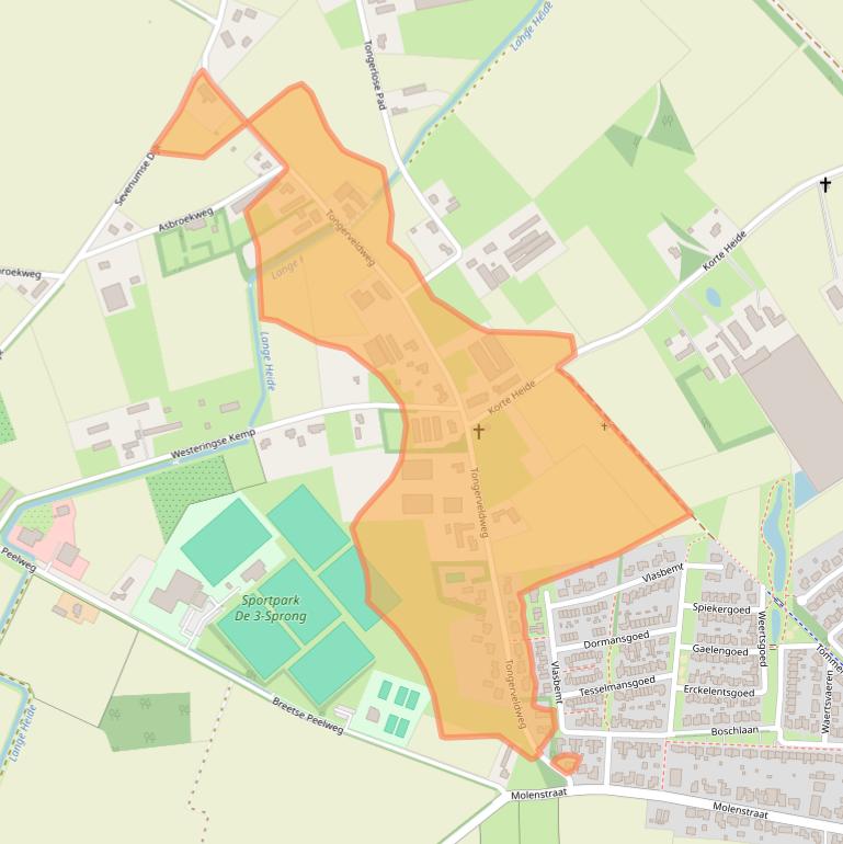 Kaart van postcodegebied 5993NH.