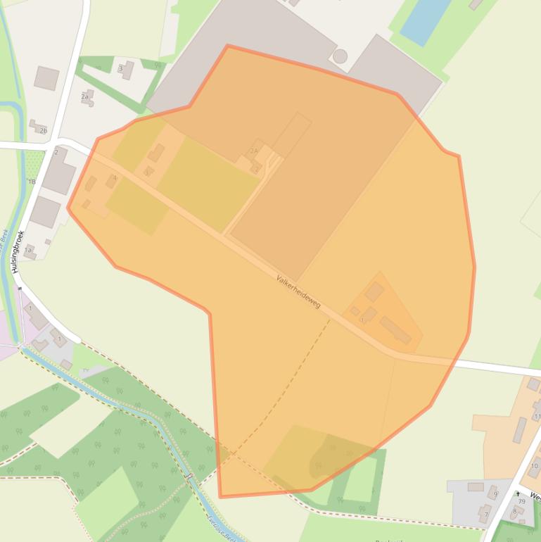 Kaart van postcodegebied 5993NP.