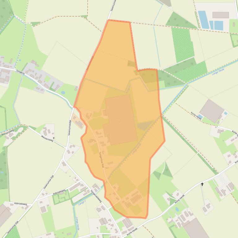 Kaart van postcodegebied 5993NT.