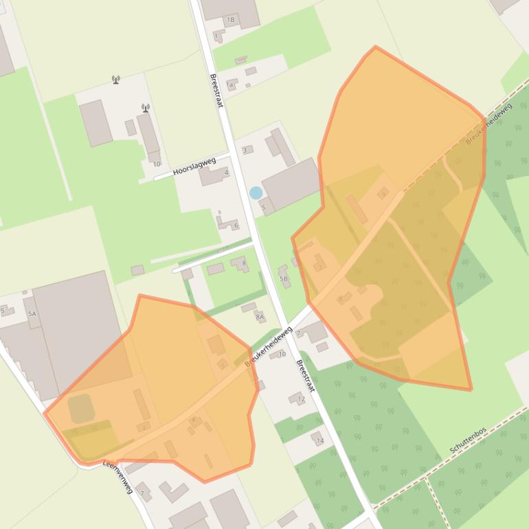 Kaart van postcodegebied 5993PR.