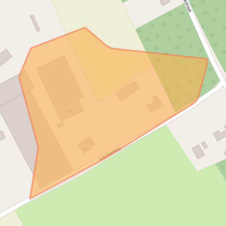 Kaart van postcodegebied 5993PS.