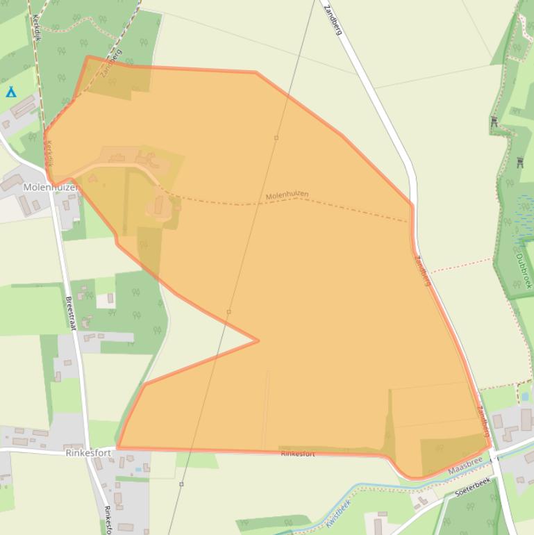 Kaart van postcodegebied 5993PT.