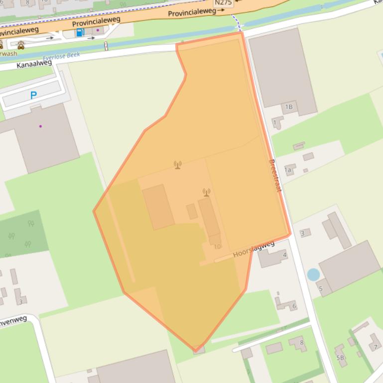 Kaart van postcodegebied 5993PX.