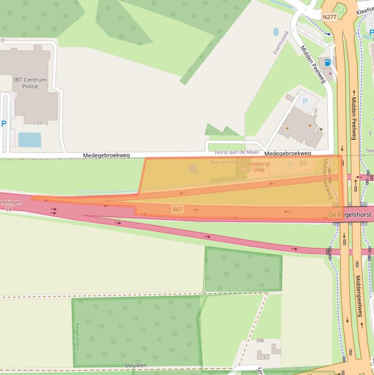 Kaart van postcodegebied 5993RP.