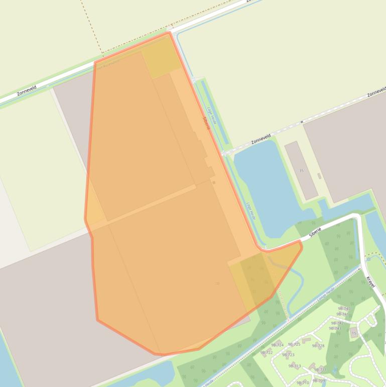 Kaart van postcodegebied 5993SB.