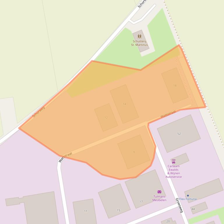 Kaart van postcodegebied 5993SH.