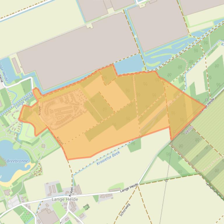 Kaart van postcodegebied 5993SK.