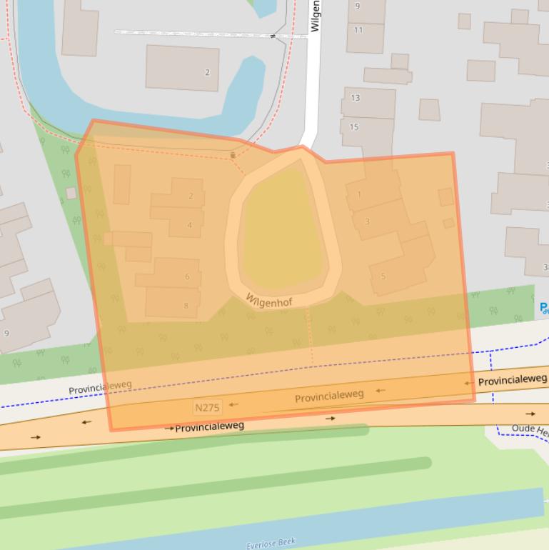 Kaart van postcodegebied 5993XA.
