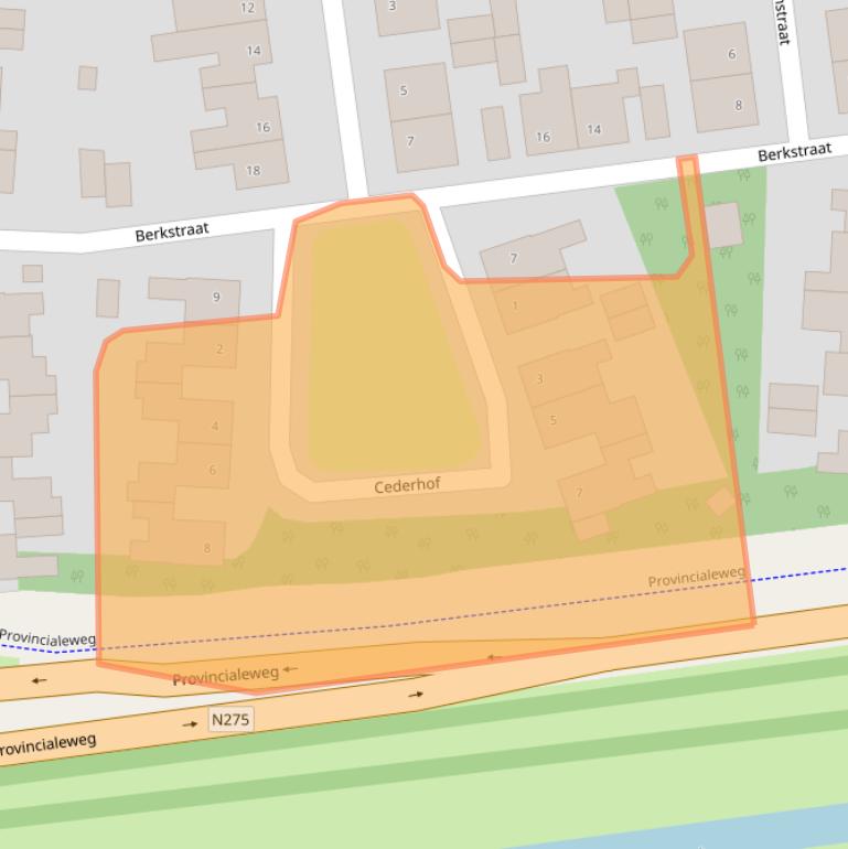 Kaart van postcodegebied 5993XG.