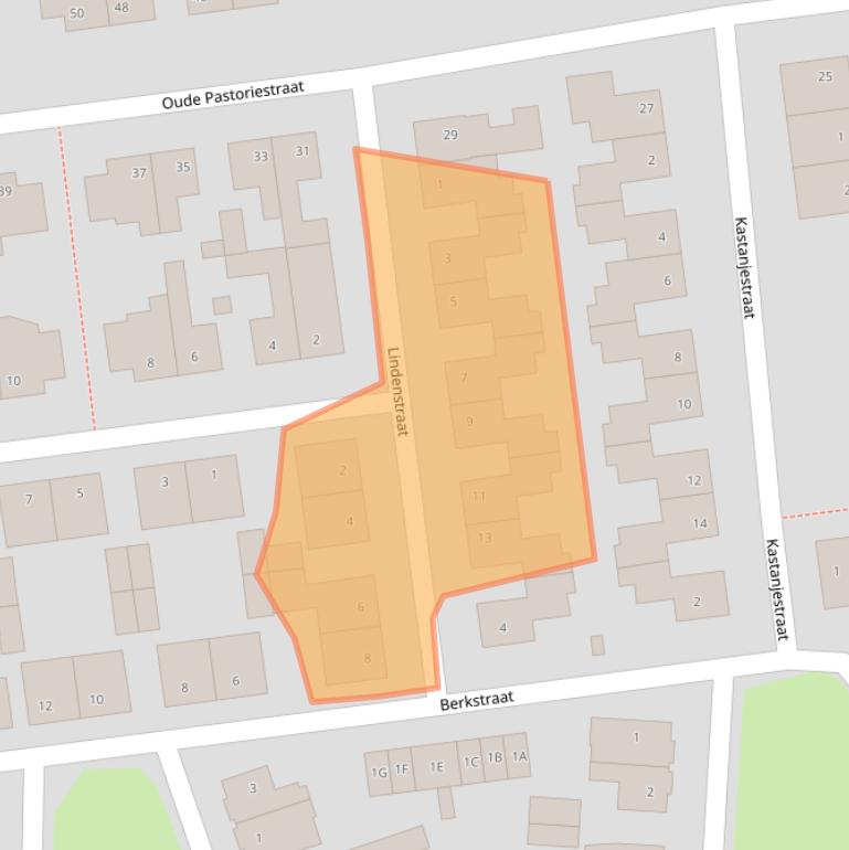 Kaart van postcodegebied 5993XM.