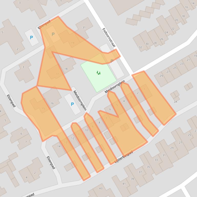 Kaart van postcodegebied 5995BS.