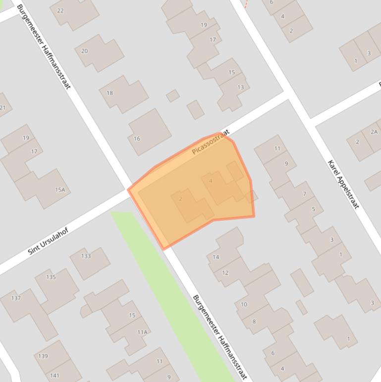 Kaart van postcodegebied 5995CR.