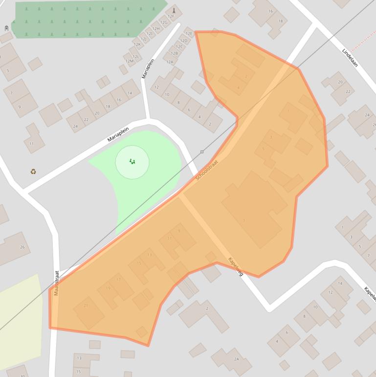 Kaart van postcodegebied 5995NP.