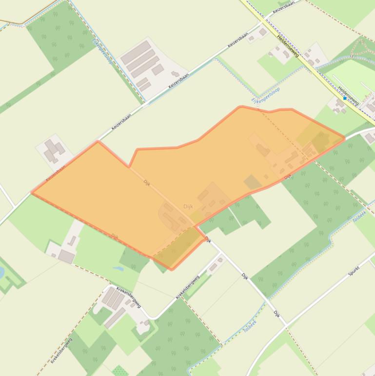 Kaart van postcodegebied 5995PD.