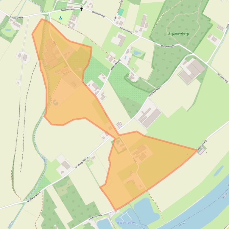 Kaart van postcodegebied 5995PP.