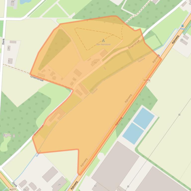 Kaart van postcodegebied 5995RL.