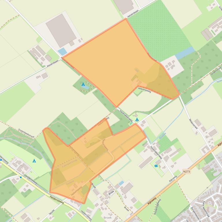 Kaart van postcodegebied 5995RN.