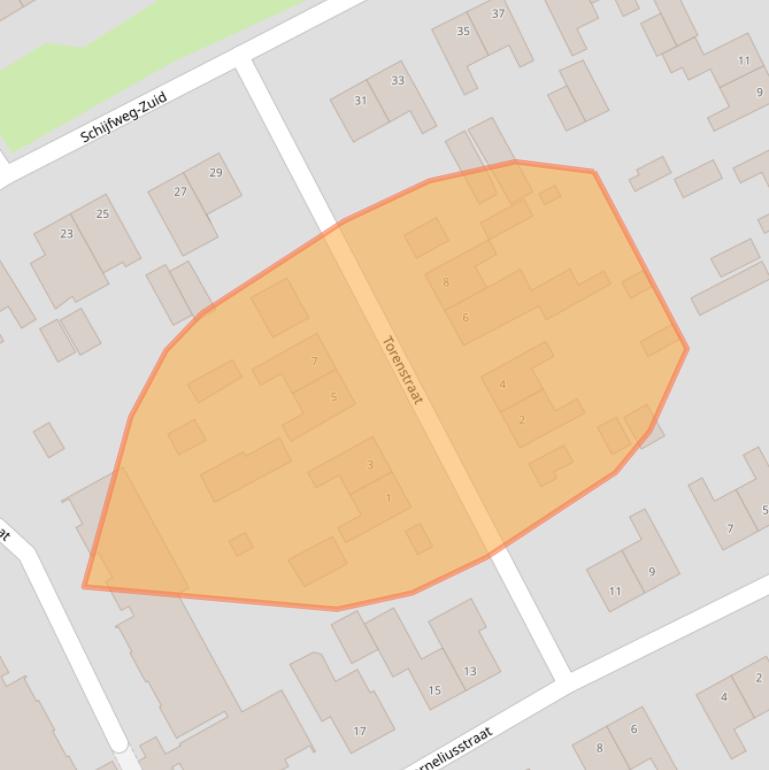 Kaart van postcodegebied 5995XR.