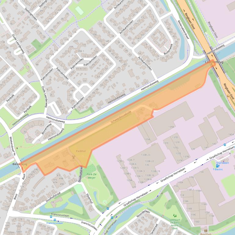 Kaart van postcodegebied 6001AD.