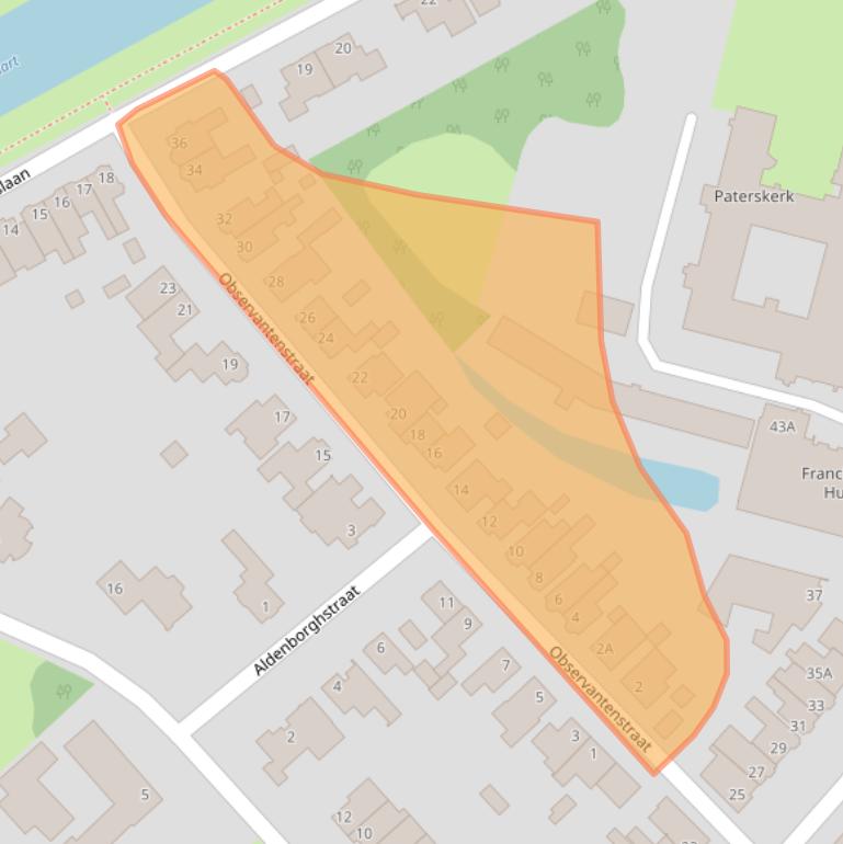 Kaart van postcodegebied 6001AM.