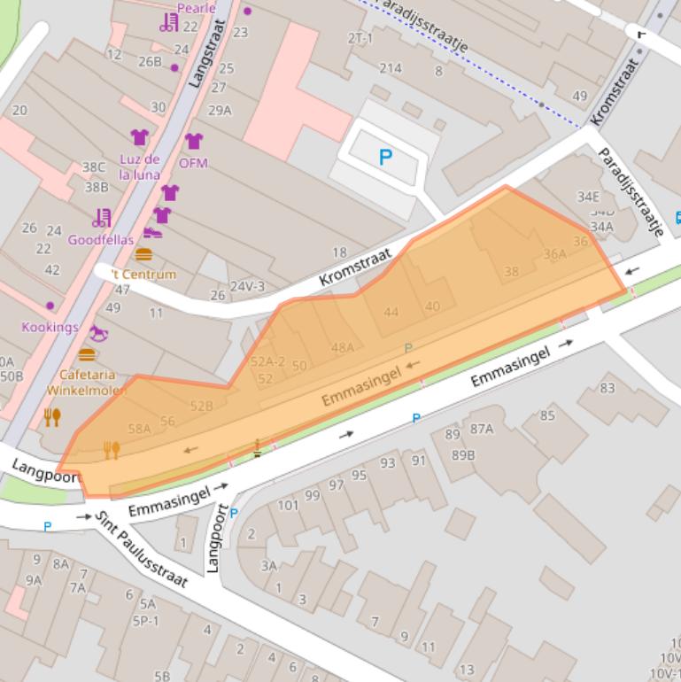 Kaart van postcodegebied 6001BD.