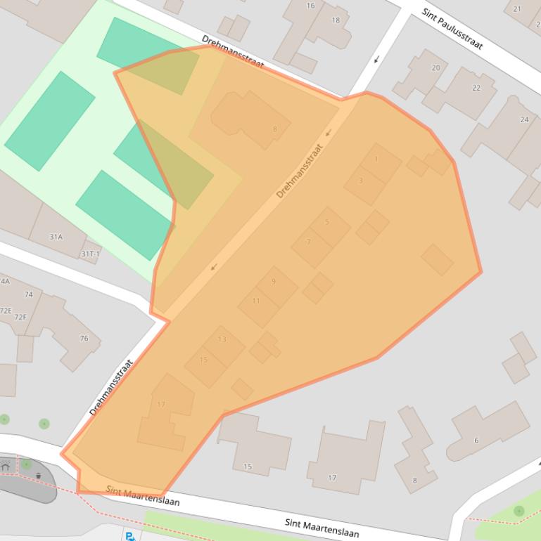 Kaart van postcodegebied 6001CE.