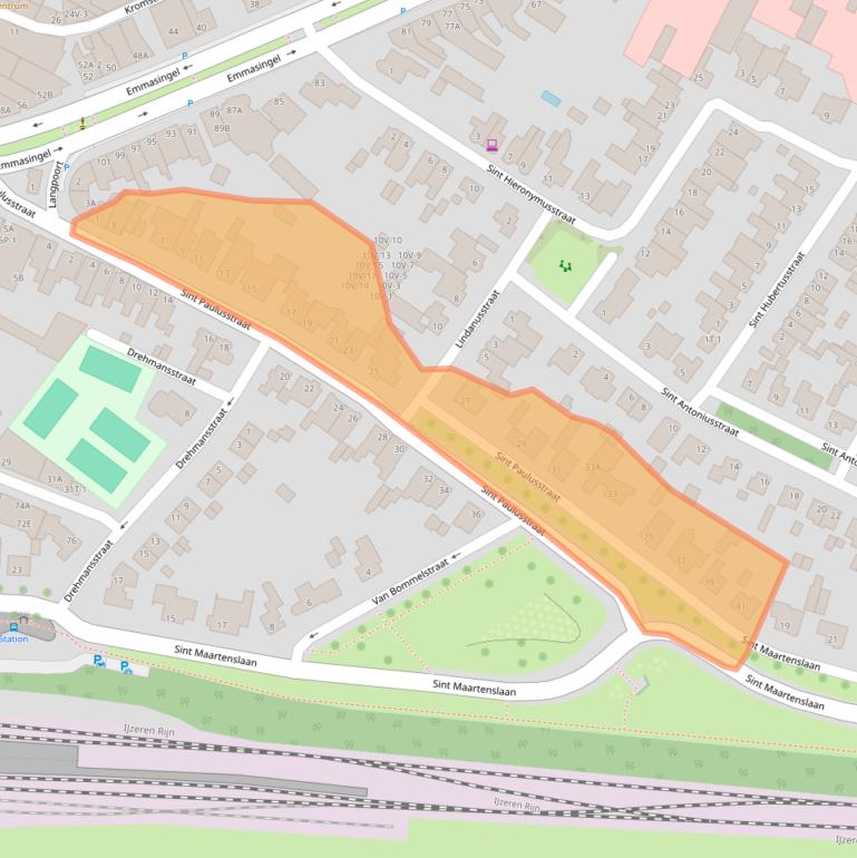 Kaart van postcodegebied 6001CM.