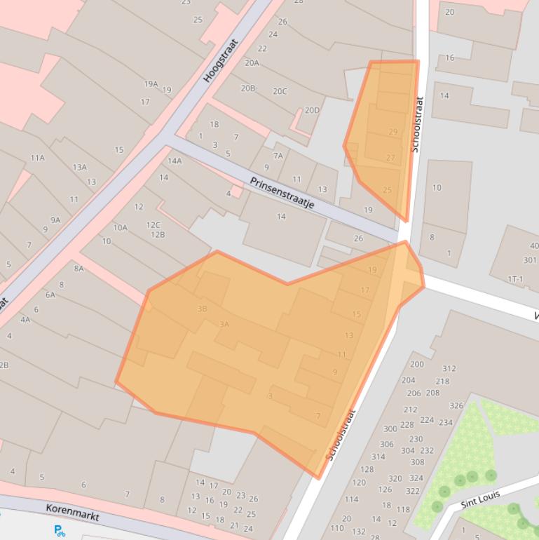 Kaart van postcodegebied 6001EN.