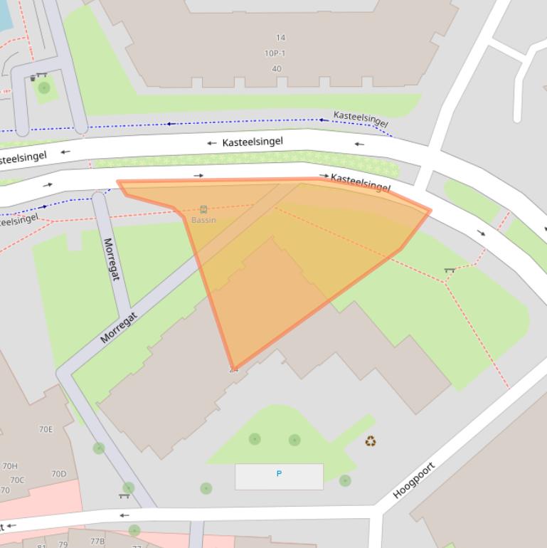 Kaart van postcodegebied 6001GE.