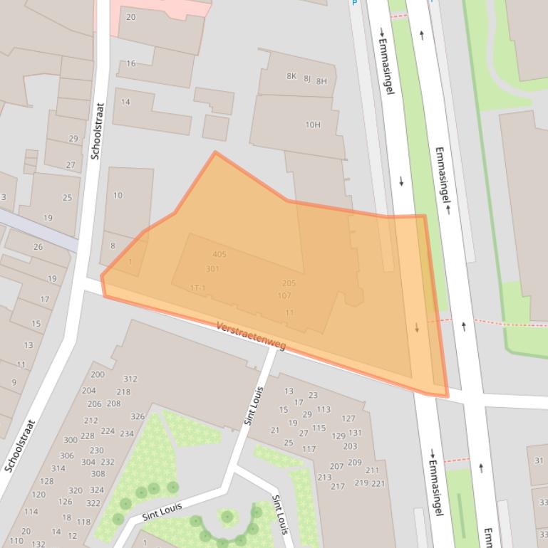 Kaart van postcodegebied 6001JA.