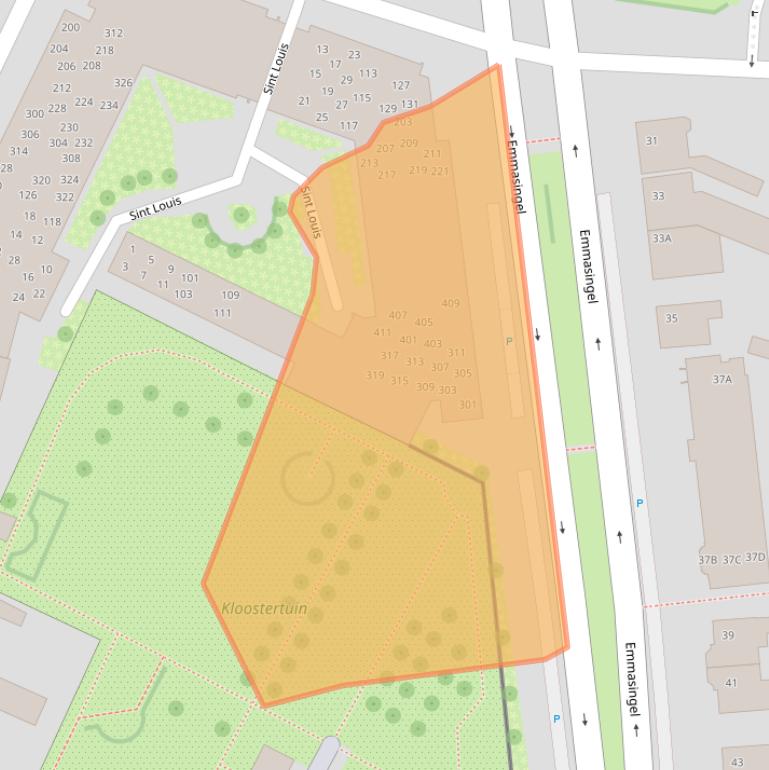 Kaart van postcodegebied 6001JK.