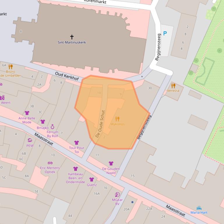 Kaart van postcodegebied 6001JL.