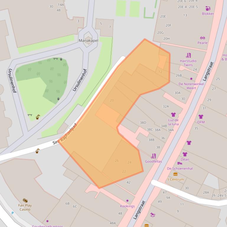 Kaart van postcodegebied 6001JM.