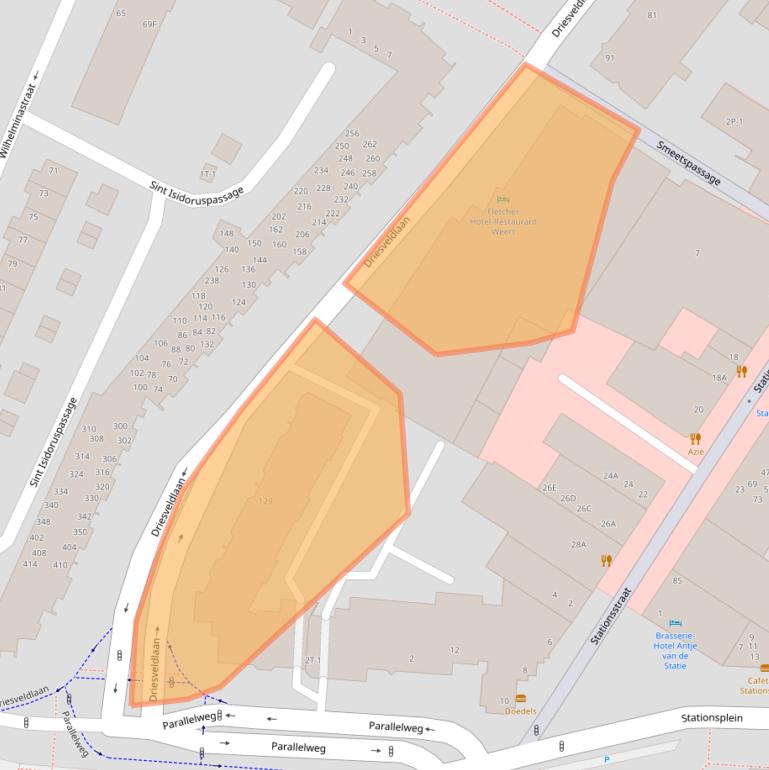 Kaart van postcodegebied 6001KC.