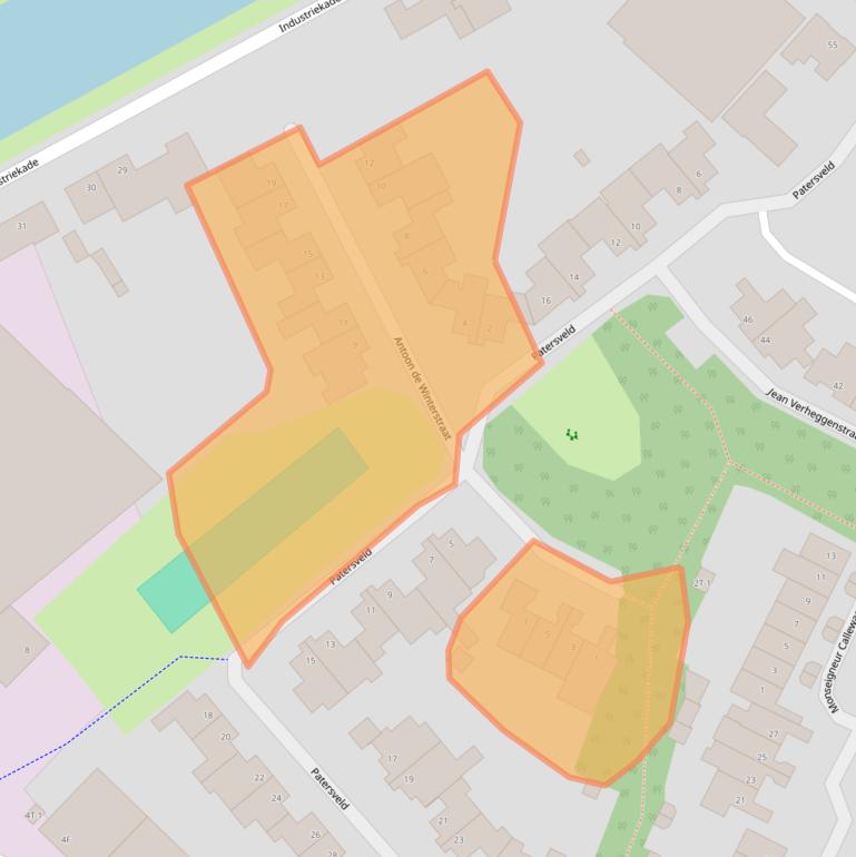 Kaart van postcodegebied 6001SP.