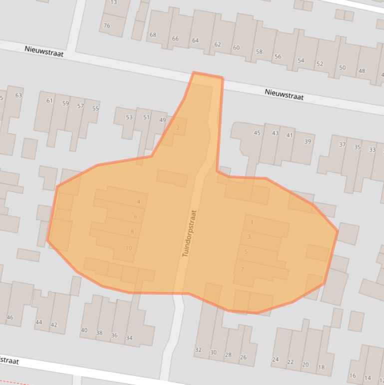 Kaart van postcodegebied 6001TS.