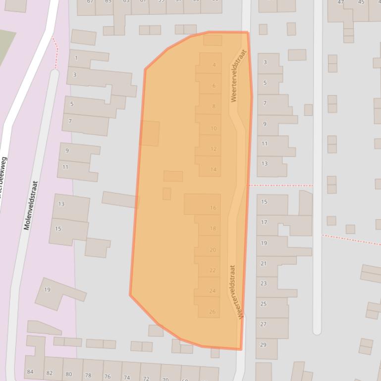 Kaart van postcodegebied 6001VG.