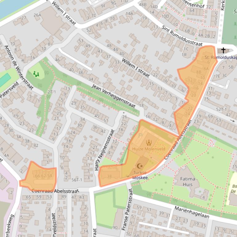 Kaart van postcodegebied 6001VL.