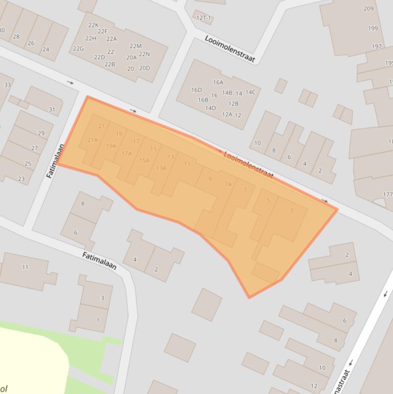 Kaart van postcodegebied 6001VM.