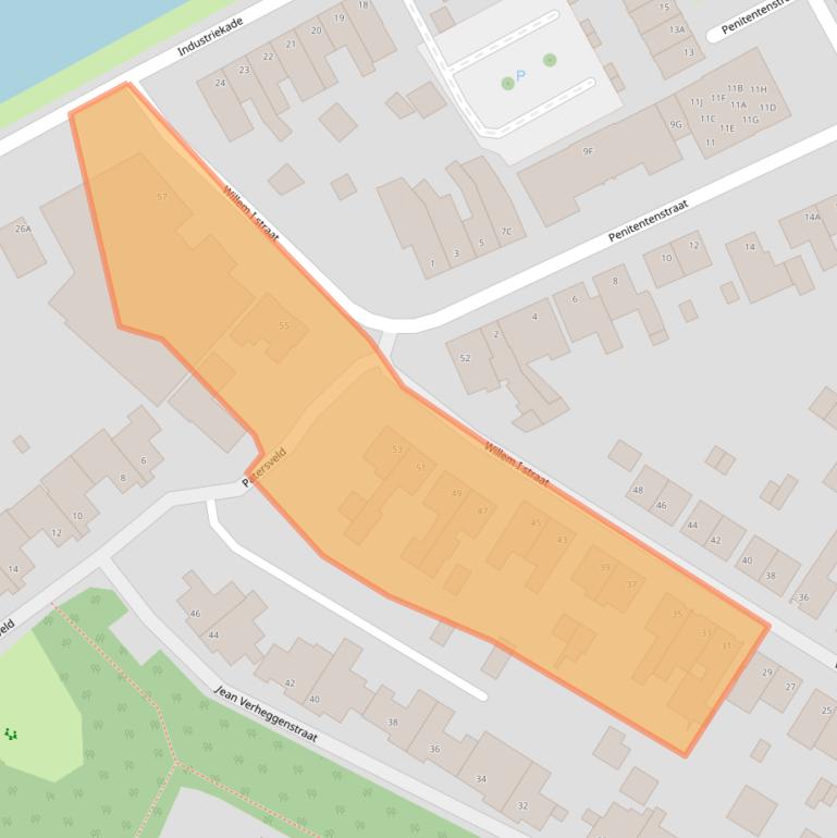 Kaart van postcodegebied 6001VS.