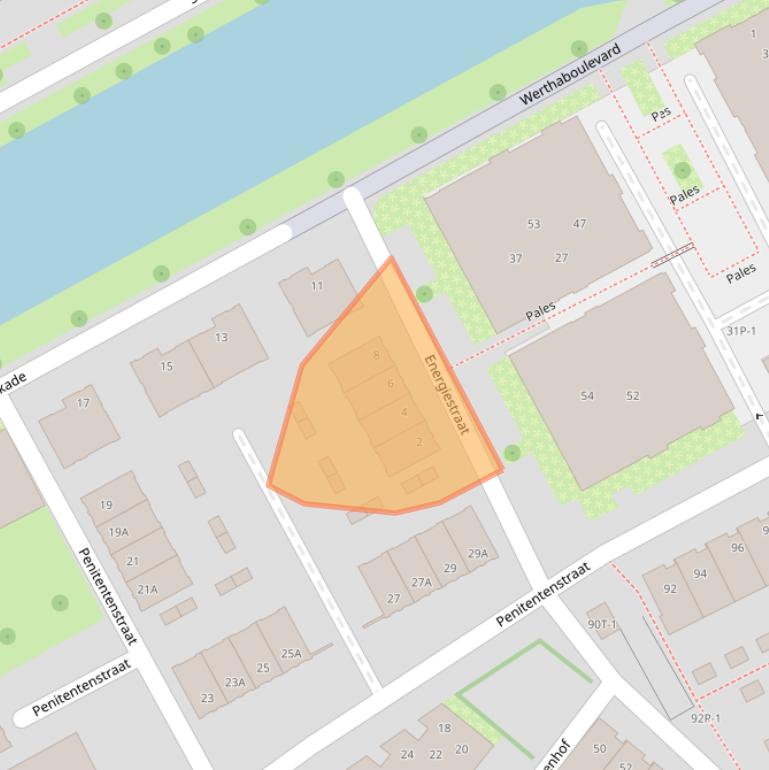 Kaart van postcodegebied 6001WZ.