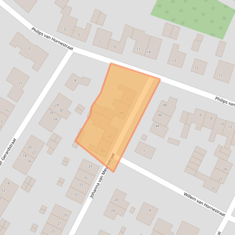 Kaart van postcodegebied 6001XE.