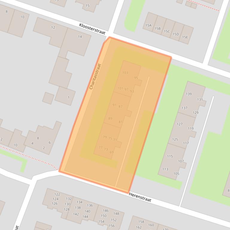 Kaart van postcodegebied 6001XM.