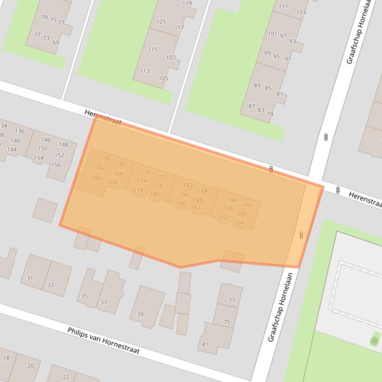 Kaart van postcodegebied 6001XR.