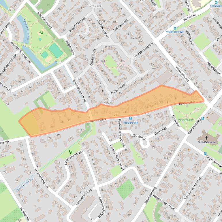 Kaart van postcodegebied 6002AS.