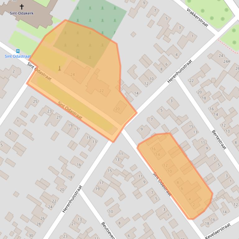 Kaart van postcodegebied 6002BD.
