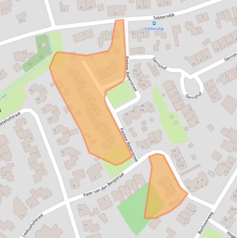 Kaart van postcodegebied 6002CB.