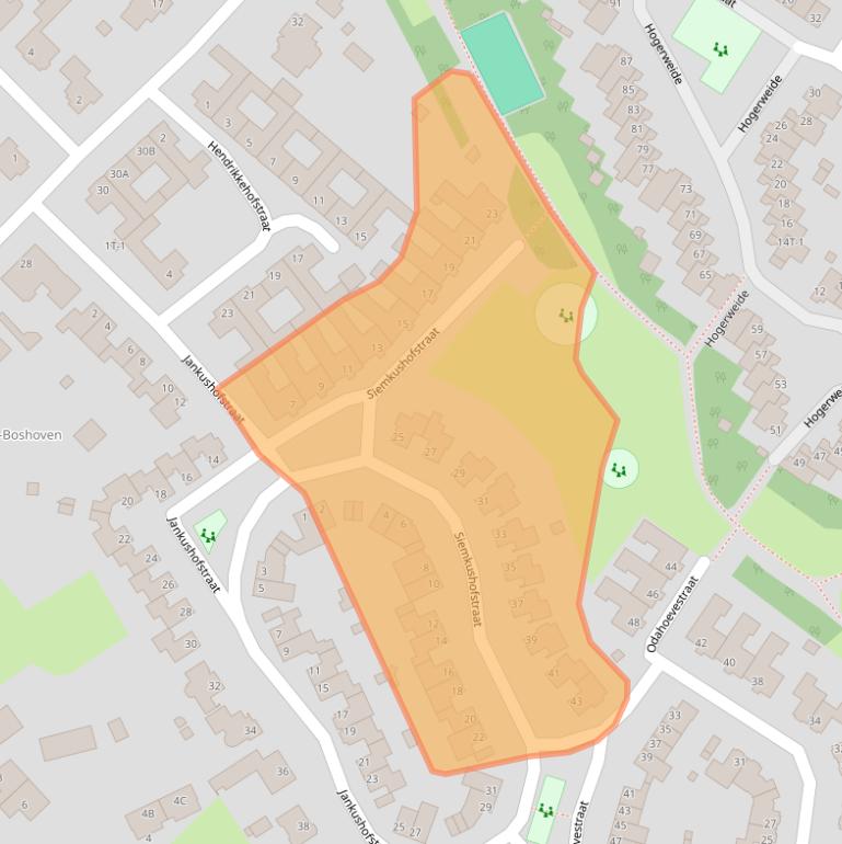 Kaart van postcodegebied 6002CS.